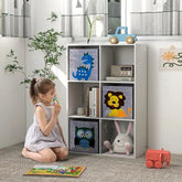 Bellemave® Children's Toy Organizer, Toy Storage with 3 Storage Bins and Cute Animal Design - Bellemave